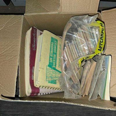 #3356 • Road Atlases, Blue Chip Savings Books, 1963 Chevrolet Corvair Owner's Guide, TV Guides
