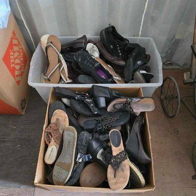 #3304 • 1 Tote and 1 Box of Womens Shoes

