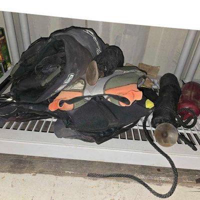 #3276 • Life Jackets and Boat Fender
