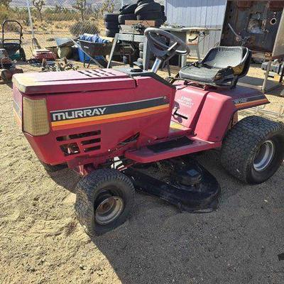 #502 • Murry 18HP 42in 5 Speed Heavy Duty Transaxle Ride along Lawn Mower

