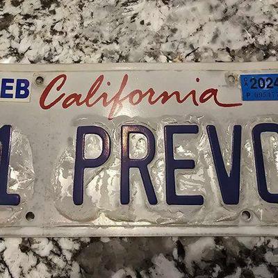 #101 • "1 PREVO" License Plate - Transferable and One of a Kind!!!
