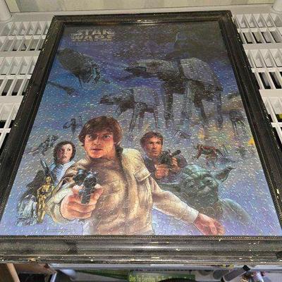 #3316 • Framed Star Wars The Empire Strikes Back Puzzle
