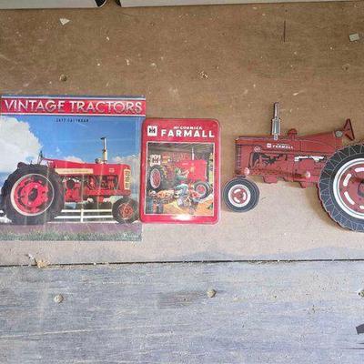 #3320 • Farmall 2017 Calendar, Puzzle Tin, and Keychain Holder
