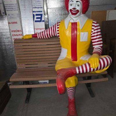 #1000 • McDonald's Ronald McDonald Bench
