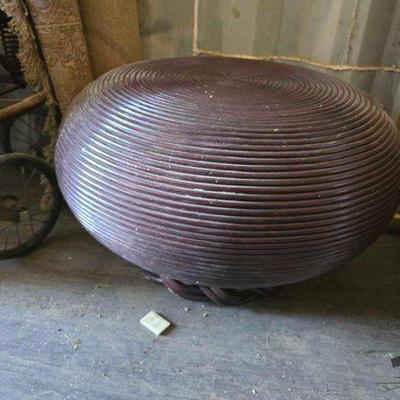 #3210 • Brown Rattan Centerpiece
