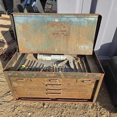 #2026 • Metal Tool Box with Tools
