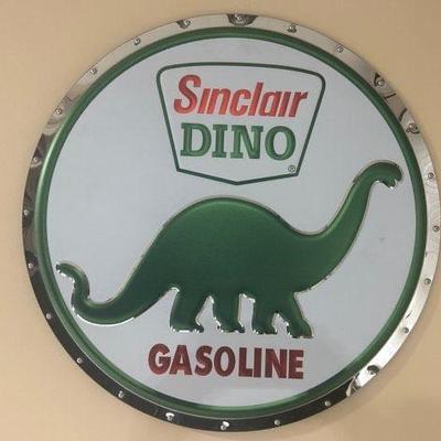 Sinclair Gasoline Stainless Steel Sign