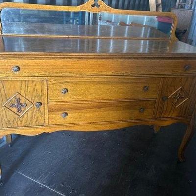 Antique Furniture Side Board Buffet
