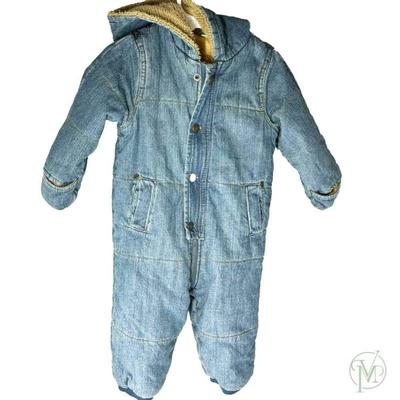 Denim Baby Snowsuit