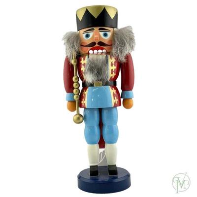 Vintage Erzgebirge Nutcracker Blue