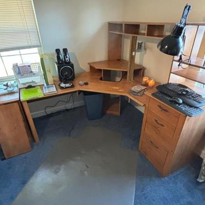 Hutch can be removed from desk and desk sold separately. 