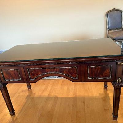 Back Side of  Mahogany Writing Desk.