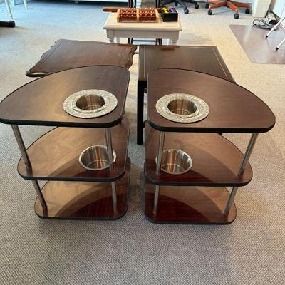  2 Mahjong side tables and other Miscellaneous side tables.