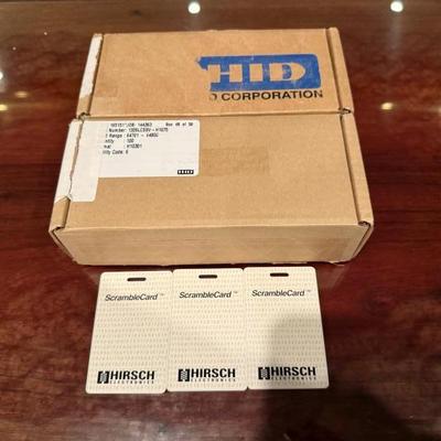 2 Partially full boxes of Hirsch Scramble Cards