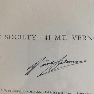 Ansel Adams signature