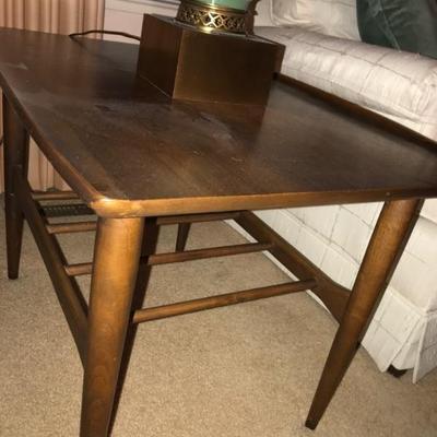 1960s walnut table
