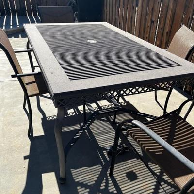 Metal patio Table