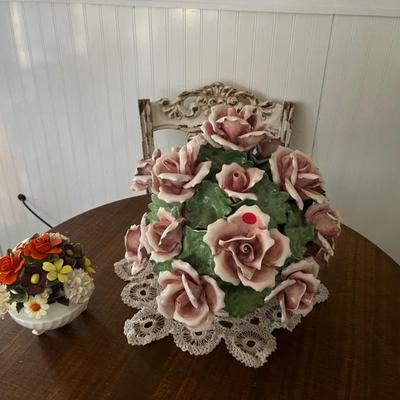 Capodimonte style centerpieces 