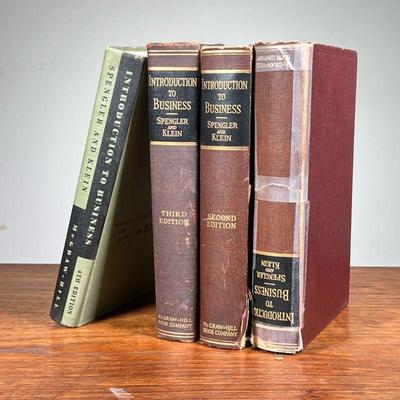 (4pc) Introduction To Business By Spengler & Klein - Multiple Editions | Includes: Introduction to Business by Edwin Spengler &...
