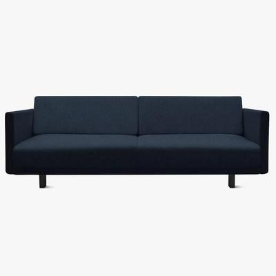 DESIGN WITHIN REACH TUCK SLEEPER SOFA | Tuck Sleeper Sofa in a dark tweed-type fabric upholstery by Design Within Reach.

