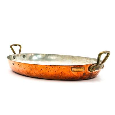 B & M Douro Copper & Brass Pan Pot