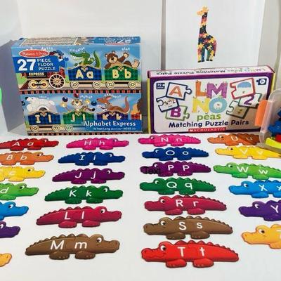 ABC's and 123's Learning Resource Puzzles