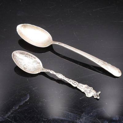 Pair of Vintage Sterling Silver Spoons