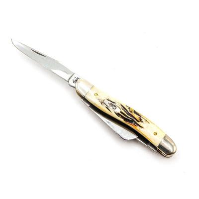 Case XX Bone Stockman Pocket Knife