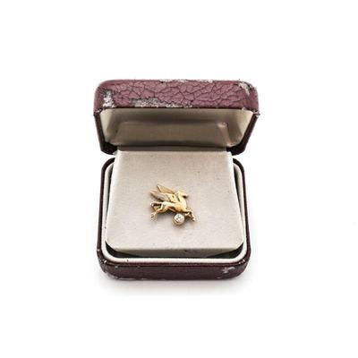 O. C. Tanner 10K Gold Pegasus Tie Tack Pin