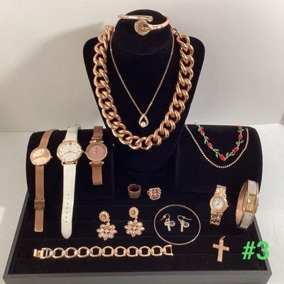 Rose Gold Colored Fashion/Costume Jewelry