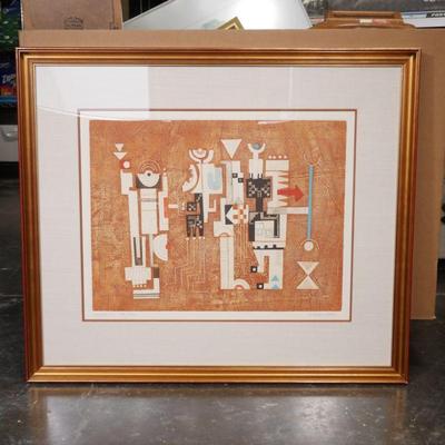 "Dancers V" by Diana Hansen Signed Lithograph