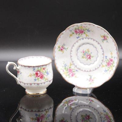 Royal Albert Petit Point China Bone China Teacup & Saucer