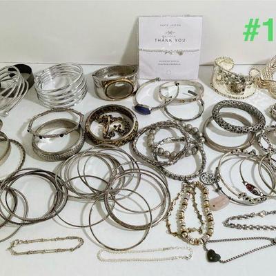 Silver Tone Bracelets