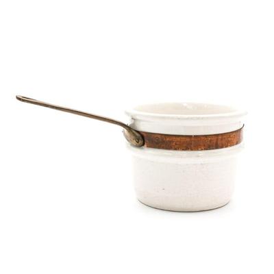 B & M Douro Copper & Brass Double Boiler