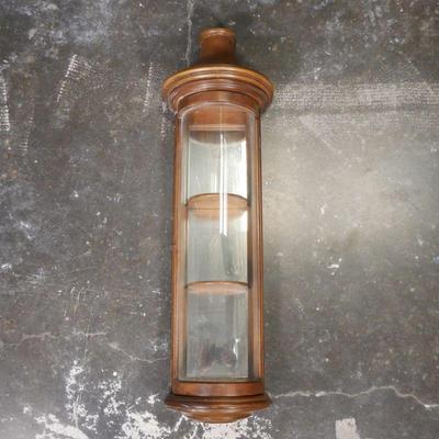 Butler Domed Glass Wall Mounted Curio Cabinet