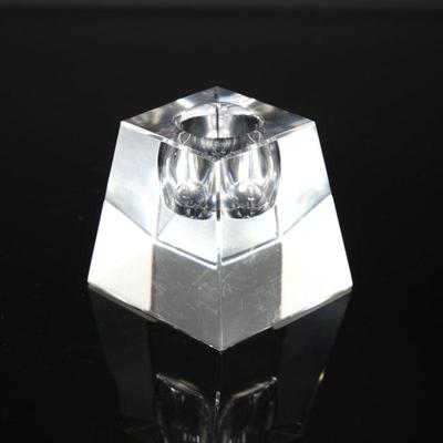 Cut Crystal Candle Holder