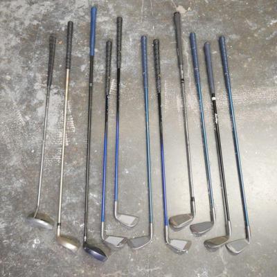 Lot of 11 Golf Clubs