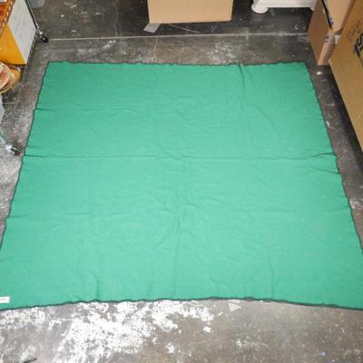 Large Green Fleece Blanket