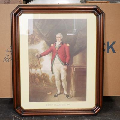 Portrait of Henry Callender Framed Mezzotint Print