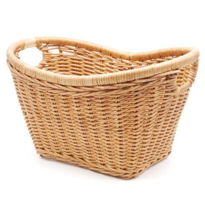 Oval Wicker Woven Laundry Basket