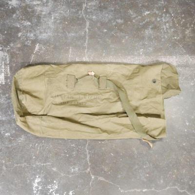 WWII US Army Canvas Duffel Bag