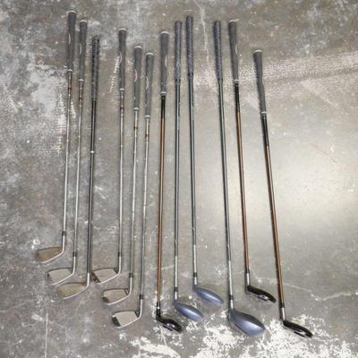 Lot of 11 Golf Clubs