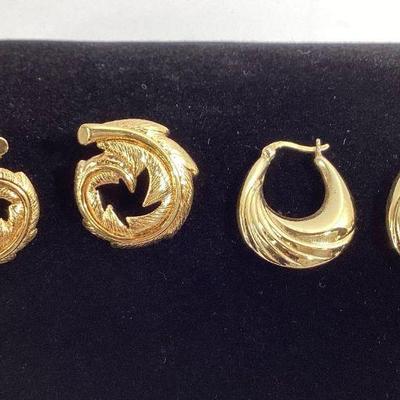 Vermeil Vintage Earrings (2 pairs)