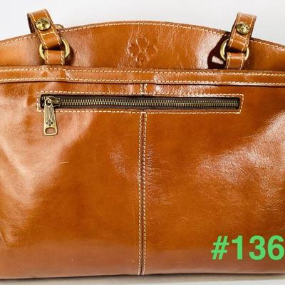 LIKE NEW Patricia Nash Poppy Smooth Leather Shoulder Bag