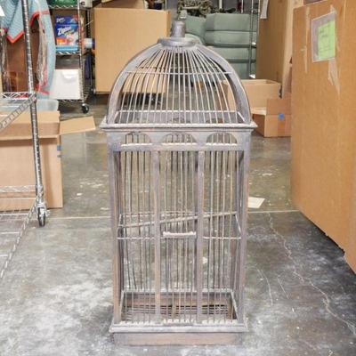 Tall Cathedral Black Victorian Style Birdcage