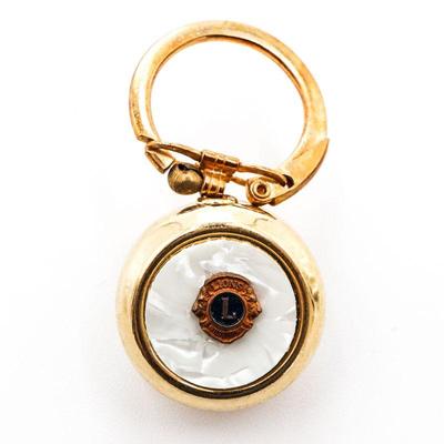 Lions International Club Badge Reel Keychain/Clip