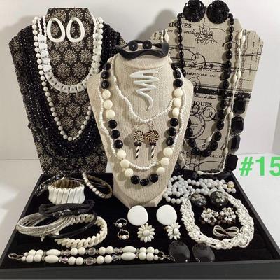 Black & White Fashion/Costume Jewelry