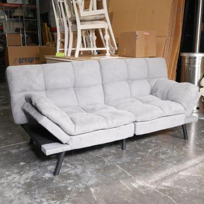 Modern Gray Transforming Couch/Futon