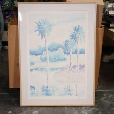 "Paradise Pond II" by Peggy Corthouts Original Signed Painting