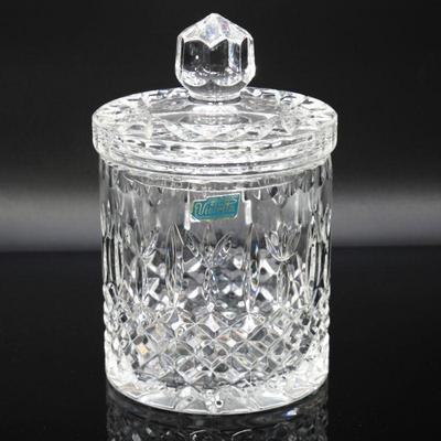 Violetta Hand Cut Crystal Biscuit Jar w/Lid